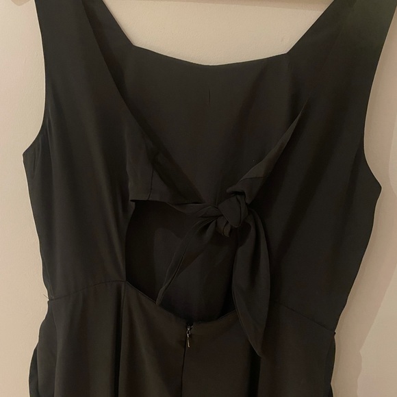 Black Tie Back Jumpsuit - Picture 7 of 8